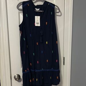 Crown & Ivy Blue Pineapple Sundress